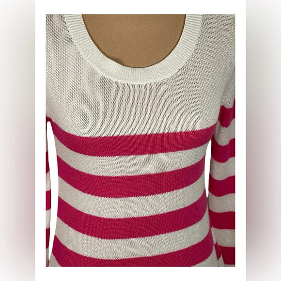 LILLY PULITZER Orchid Pink Flagler Striped Sweater XS - Picture 4 of 10